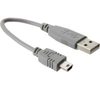 StarTech.com 6 in. USB to Mini USB Cable - USB 2.0 A to Mini B - Gray - Mini US