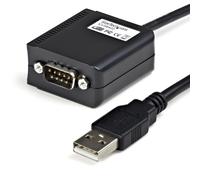 StarTech.com 6ft (1.8m) 1-Port Professional RS422/485 USB Serial Cable Adapter with COM Retention, USB to RS422 Adapter - TAA
