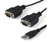 StarTech.com 2 Port FTDI USB to Serial RS232 Adapter Cable with COM Retention