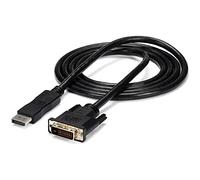 StarTech.com 6ft (1.8m) DisplayPort to DVI Cable - DisplayPort to DVI Adapter Cable 1080p Video - DisplayPort to DVI-D Cable Single Link - DP to DVI Monitor Cable - DP 1.2 to DVI Converter (DP2DVIMM6)