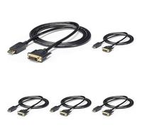 StarTech.com 6ft (1.8m) DisplayPort to DVI Cable, DP to DVI-D Video Adapter Converter Cable, Replacement for DP2DVIMM6 (Pack of 5)