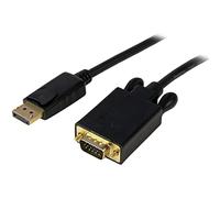 StarTech.com 6ft (1.8m) DisplayPort to VGA Cable - Active DisplayPort to VGA Adapter Cable - 1080p Video - DP to VGA Monitor Cable - DP 1.2 to VGA Converter - Latching DP Connector