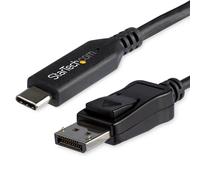 StarTech.com 6ft/1.8m USB C to DisplayPort 1.4 Cable - 4K/5K/8K USB Type-C to DP 1.4 Alt Mode Video Adapter Converter - HBR3/HDR/DSC - 8K 60Hz DP Monitor Cable for USB-C/Thunderbolt 3