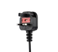 StarTech.com 6ft (2m) UK Laptop Power Cable. BS 1363 to C7. 2.5A 250V.