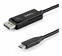 StarTech.com 6ft (2m) USB C to DisplayPort 1.4 Cable 8K 60Hz/4K - Bidirectional DP to USB-C or USB-C to DP Reversible Video Adapter Cable -HBR3/HDR/DSC - USB Type C/TB3 Monitor Cable (CDP2DP142MBD)