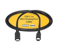 StarTech.com 6 ft. (1.8 m) USB-C to Mini DisplayPort Cable - 4K 60Hz - Black