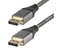 StarTech.com 6ft (2m) VESA Certified DisplayPort 1.4 Cable - 8K 60Hz HDR10 - Ultra HD 4K 120Hz Video - DP 1.4 Cable / Cord - For Monitors/Displays - DisplayPort to DisplayPort Cable - M/M