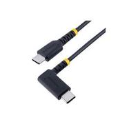 6ft (2m) USB C Charging Cable Right Angle - 60W PD 3A - Fast Charge USB-C Cable - Black USB 2.0 Type-C - Rugged Aramid Fiber - USB Charging Cord
