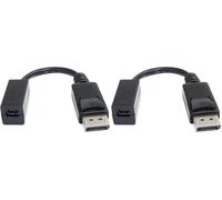 StarTech.com 6in (15cm) DisplayPort to Mini DisplayPort Cable - 4K x 2K UHD Video - DisplayPort Male to Mini DisplayPort Female Adapter Cable - DP to mDP 1.2 Monitor Extension Cable (DP2MDPMF6IN)