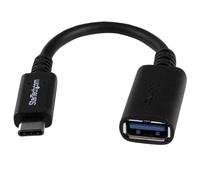 StarTech.com 6in (15cm) USB-C to USB-A Adapter, USB 5Gbps, 3A, USB-C Male to USB-A Female Converter, USB-IF Certified - Thunderbolt Compatible