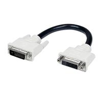 StarTech.com 6in DVI-D Dual Link Digital Port Saver Extension Cable M/F