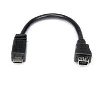 StarTech.com 6in Micro USB to Mini USB Adapter Cable M/F