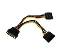 StarTech.com 6in SATA Power Y Splitter Cable Adapter - M/F
