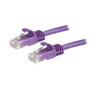 StarTech.com 7.5 m CAT6 Cable - Purple CAT6 Patch Cord - Snagless RJ45