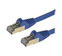 StarTech.com 7.5 m CAT6a Cable - Blue- CAT6a STP Cable - Snagless RJ45