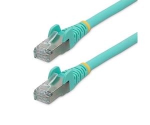 StarTech.com 7.5m CAT6a Ethernet Cable - Aqua - Low Smoke Zero Halogen LSZH - 10