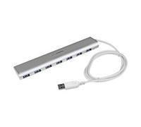 StarTech.com 7-Port Compact USB 3.0 Hub with Built-in Cable~7-Port Compact USB 3.0 Hub (5Gbps) with Built-in Cable