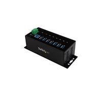 StarTech.com 7-Port Industrial USB 3.0 Hub with ESD Protection~7-Port USB 3.0 Hub (5Gbps) - Metal Industrial USB-A Hub with ESD Protection & 350W Surge Protection - Din Rail, Wall or Desk Mountable - TAA Compliant USB Expander Hub