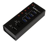 StarTech.com 7 Port USB 3.0 Charging Hub - 4 x USB-A, 3 x USB-A Dedicated Charging Ports - Powered Mountable USB Charging Station (ST4300U3C3)