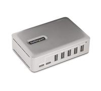 StarTech.com 7-Port USB-C Hub - 5x USB-A + 2x USB-C - Self-Powered w/65W Power Supply - USB 3.1 10Gbps - Desktop/Laptop USB Hub w/3ft USB-IF Certified Locking Cable - USB C Hub