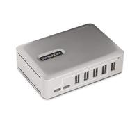 StarTech.com 7-Port USB-C Hub - 5x USB-A + 2x USB-C - Self-Powered w/65W Power Supply - USB 3.1 10Gbps - Desktop/Laptop USB Hub w/3ft USB-IF Certified Locking Cable - USB C Hub