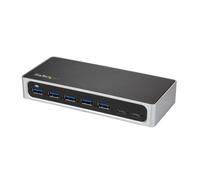 StarTech.com 7 Port USB C Hub with Fast Charge Port - USB-C to 5x USB-A 2x USB-C (USB 3.0 SuperSpeed 5Gbps) - Self Powered USB 3.2 Gen 1 Type-C Hub w/ Power Adapter - Desktop/Laptop Hub