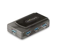 StarTech.com 7-Port USB Hub with On/Off Switch, USB 3.0 5Gbps, USB-A to 7x USB-A, Self Powered USB-A Expansion Hub w/ 35W Power Supply