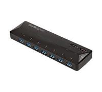 StarTech.com 7-Port USB 3.0 Hub plus Dedicated Charging Ports - 2 x 2.4A Ports~7-Port USB 3.0 Hub (5Gbps) plus Dedicated Charging Ports - 2 x 2.4A Ports