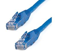 StarTech.com 75ft CAT6 Ethernet Cable - Blue CAT 6 Gigabit Ethernet Wire -650MHz 100W PoE RJ45 UTP Network/Patch Cord Snagless w/Strain Relief Fluke Tested/Wiring is UL Certified/TIA (N6PATCH75BL)