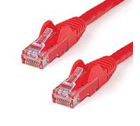 StarTech.com 7m CAT6 Ethernet Cable - Red CAT 6 Gigabit Ethernet Wire -650MHz 100W PoE++ RJ45 UTP Category 6 Network/Patch Cord Snagless w/Strain Relief Fluke Tested UL/TIA Certified (N6PATC7MRD)