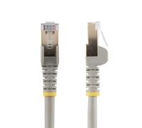 StarTech.com 7m CAT6a Ethernet Cable - 10 Gigabit Shielded Snagless RJ45 100W PoE Patch Cord - 10GbE STP Network Cable w/Strain Relief - Grey Fluke Tested/Wiring is UL Certified/TIA 7 m Cat6a S/UTP (STP) RJ-45 RJ-45