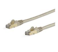 StarTech.com 7m CAT6a Ethernet Cable - 10 Gigabit Shielded Snagless RJ45 100W PoE Patch Cord - 10GbE STP Network Cable w/Strain Relief - Grey Fluke Tested/Wiring is UL Certified/TIA 7 m Cat6a S/UTP (STP) RJ-45 RJ-45