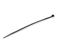 StarTech.com 8"(20cm) Cable Ties - 1/8"(4mm) wide, 2-1/8"(55mm) Bundle Diameter, 50lb(22kg) Tensile Strength, Nylon Self Locking Zip Ties with Curved Tip - 94V-2/UL Listed, 100 Pack - Black