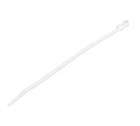 StarTech.com 8"(20cm) Cable Ties with Mounting Hole - 1/8"(4mm) wide 2"(52mm) Bundle Diameter 50lb(22kg) Tensile Strength Nylon 66 Self Locking Ties w/Screw Hole UL Listed 100 Pack