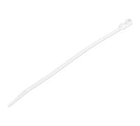 StarTech.com 8"(20cm) Cable Ties with Mounting Hole - 1/8"(4mm) wide 2"(52mm) Bundle Diameter 50lb(22kg) Tensile Strength Nylon 66 Self Locking Ties w/Screw Hole UL Listed 100 Pack