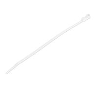 StarTech.com 8"(20cm) Cable Ties with Mounting Hole - 1/8"(4mm) wide 2"(52mm) Bundle Diameter 50lb(22kg) Tensile Strength Nylon 66 Self Locking Ties w/Screw Hole UL Listed 100 Pack