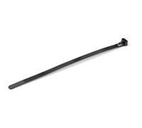 StarTech.com 8"(20cm) Reusable Cable Ties - 1/4"(7mm) wide, 1-7/8"(50mm) Bundle Dia. 50lb(22kg) Tensile Strength, Releasable Nylon Ties, Indoor/Outdoor, 94V-2/UL Listed, 100 Pack - Black