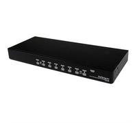 StarTech.com 8 Port 1U Rackmount USB PS/2 KVM Switch with OSD