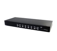 StarTech.com 8 Port Rackmount USB VGA KVM Switch w/ Audio (Audio Cables Included