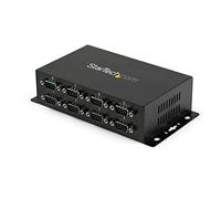 StarTech.com 8 Port USB to Serial RS232 Adapter - Wall Mount - Din Rail - COM Port Retention - FTDI USB to DB9 RS232 Hub (ICUSB2328I)