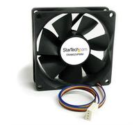 StarTech.com 80x25mm Computer Case Fan with PWM Pulse Width Modulation Connector. Type: Fan Fan diameter: 8 cm. Voltage: 12 V. Product colour: Black