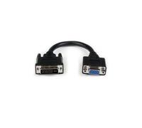 StarTech.com 8in DVI to VGA Cable Adapter - DVI-I Male to VGA Female