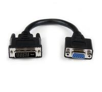 StarTech.com 8in DVI to VGA Cable Adapter - DVI-I Male to VGA Female