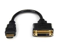 StarTech.com 8in HDMI to DVI-D Video Cable Adapter - HDMI Male to DVI Female