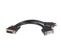 StarTech.com 8in LFH 59 Male to Dual Female DVI I DMS 59 Cable