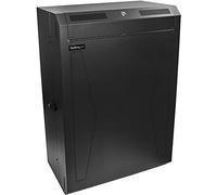 StarTech.com 8U 19" Vertical Wall Mount Server Rack Cabinet - Low Profile (15") - 30" Deep Locking Network Enclosure w/2U for Switch Patch Panel Router Mounting IT/Data Cabinet Assembled