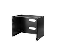 StarTech.com 8U Wall Mount Network Rack - 14 Inch Low-Profile - 19" Patch Panel Bracket - 80lb Black