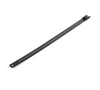StarTech.com 9"(22cm) Metal Cable Ties - 1/4"(7mm) wide 2-1/4"(55mm) Bundle Dia. 100lb(45kg) Tensile Strength Nylon Coated 316 Stainless Steel Self Locking Metal Detectable Ties 50 Pack