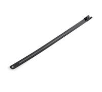 StarTech.com 9"(22cm) Metal Cable Ties - 1/4"(7mm) wide 2-1/4"(55mm) Bundle Dia. 100lb(45kg) Tensile Strength Nylon Coated 316 Stainless Steel Self Locking Metal Detectable Ties 50 Pack