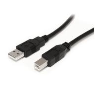 StarTech.com 9 m / 30 ft Active USB A to B Cable - M/M - Black USB 2.0 A to B Co